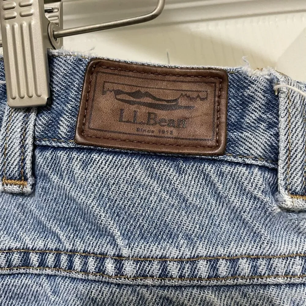 LL Bean Comfort Waist Jeans Relaxed Straight Medium Wash Men's Size‎ 38 X 29